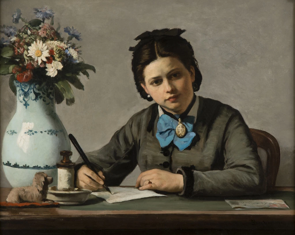 Ragazza che scrive, 1872